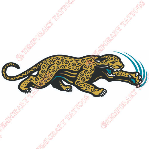 Jacksonville Jaguars Customize Temporary Tattoos Stickers NO.555